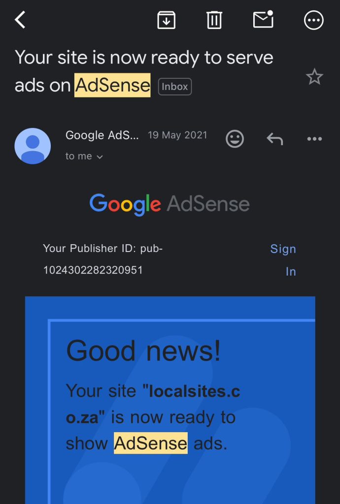 localsites approval