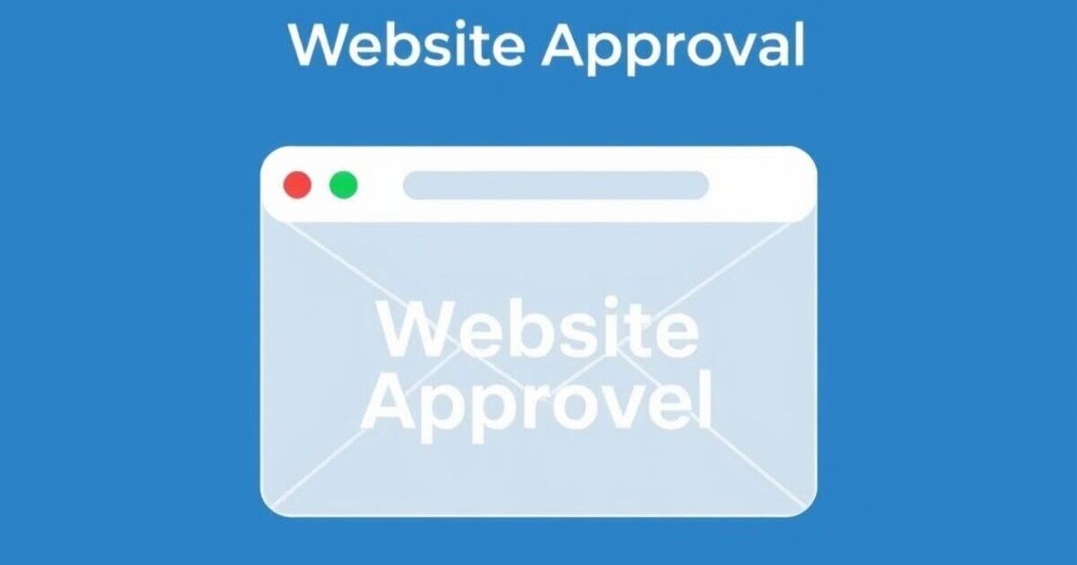 website approved